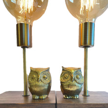 Load image into Gallery viewer, Owl Mirrored Pair (2) Touch Lamps, Tall
