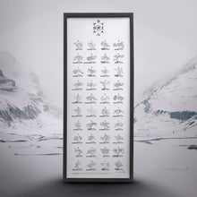 Load image into Gallery viewer, Interactive Colorado Ski Resorts Poster
