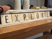 Load image into Gallery viewer, Scrabble Letter Board Décor
