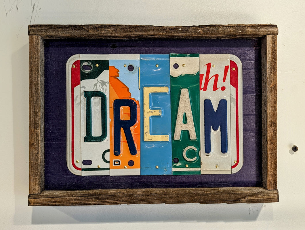 License Plate Signs - Colorful